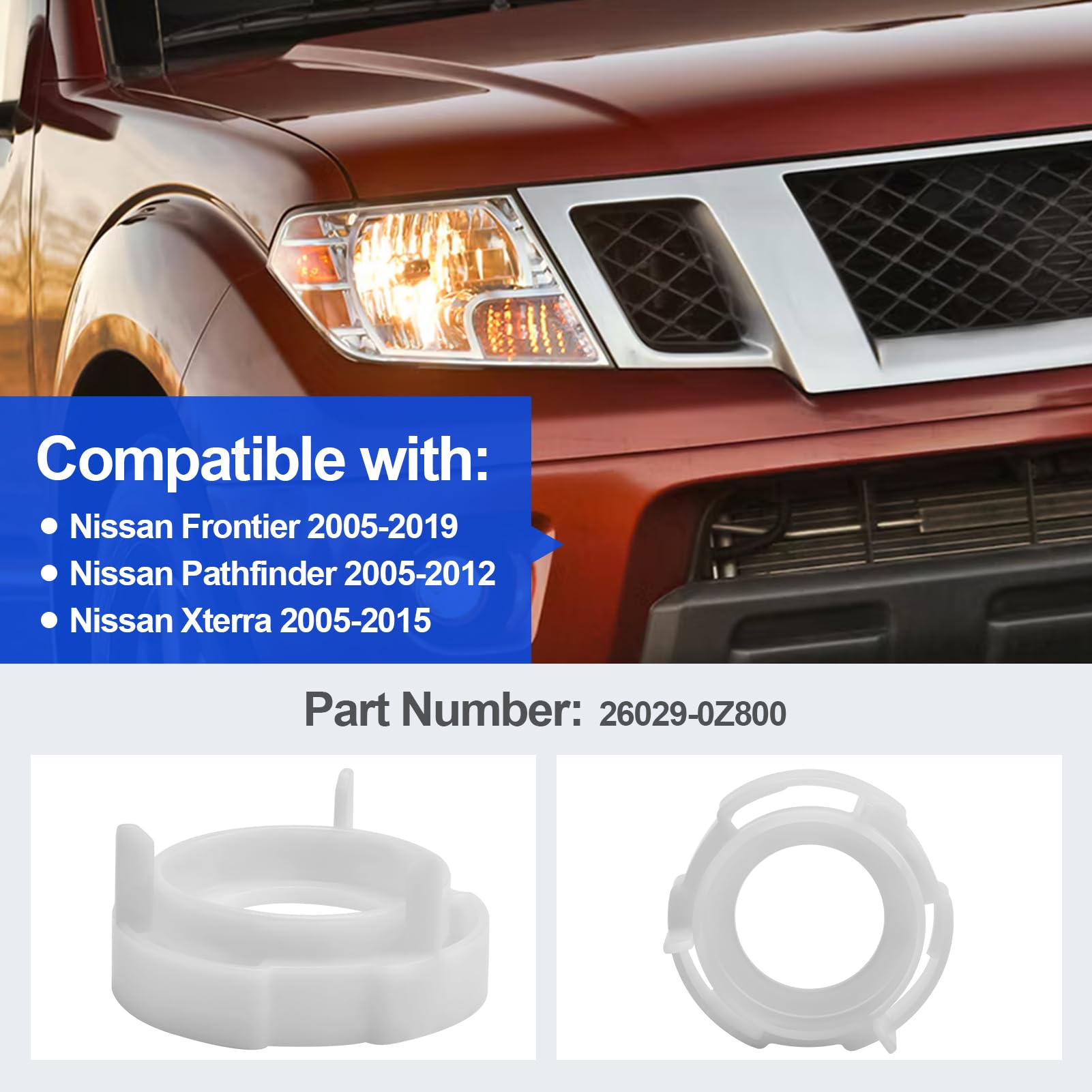 Amazon | ヘッドライトバルブリテーナーリング 26029-0Z800 日産